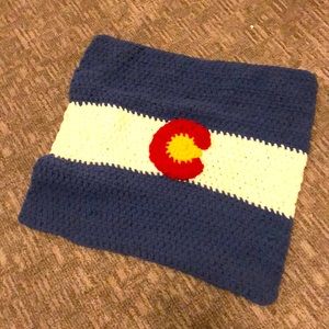 Colorado woven infant blanket